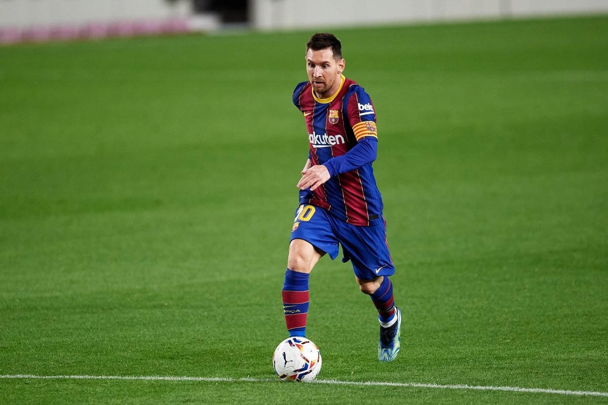 Dù chỉ vào sân từ ghế dự bị nhưng Messi đã kịp thời có được bàn thắng quan trọng giúp Barca thắng Betis. Ảnh: Getty.