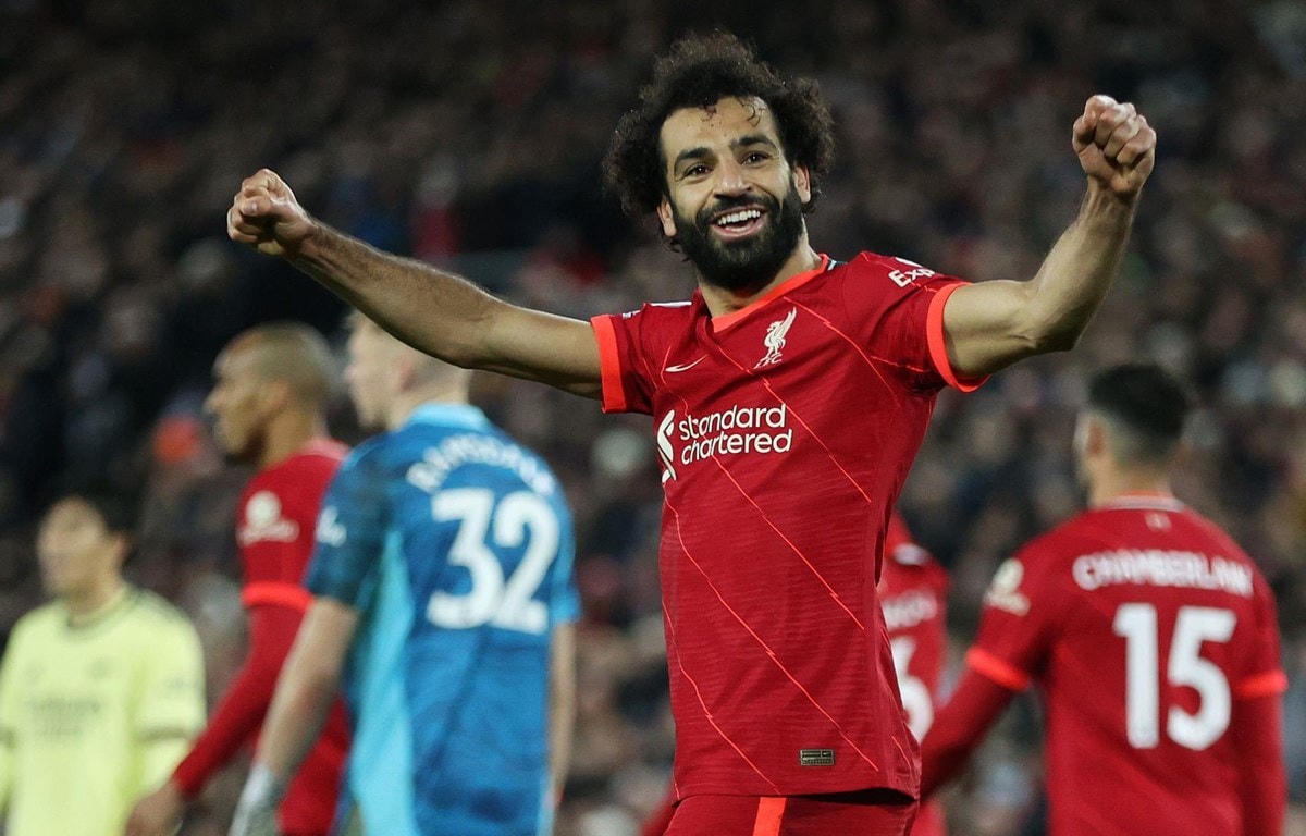 Salah lại ghi bàn để giúp Liverpool thắng đậm Arsenal. (Nguồn: Sky).