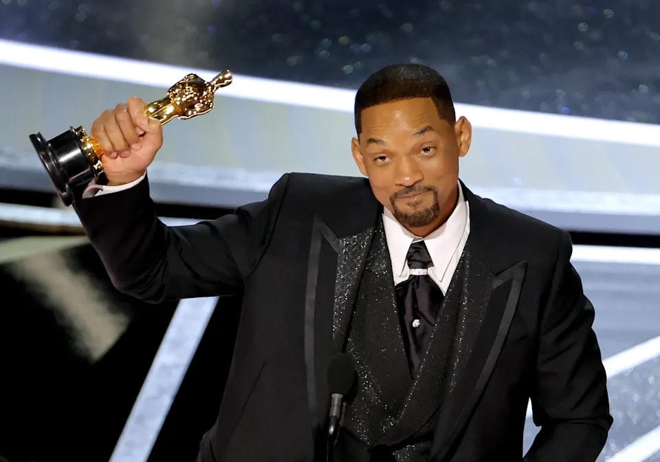 Will Smith thắng giải Oscar với vai nam chính trong bộ phim “King Richard”. Ảnh: Reuturs.