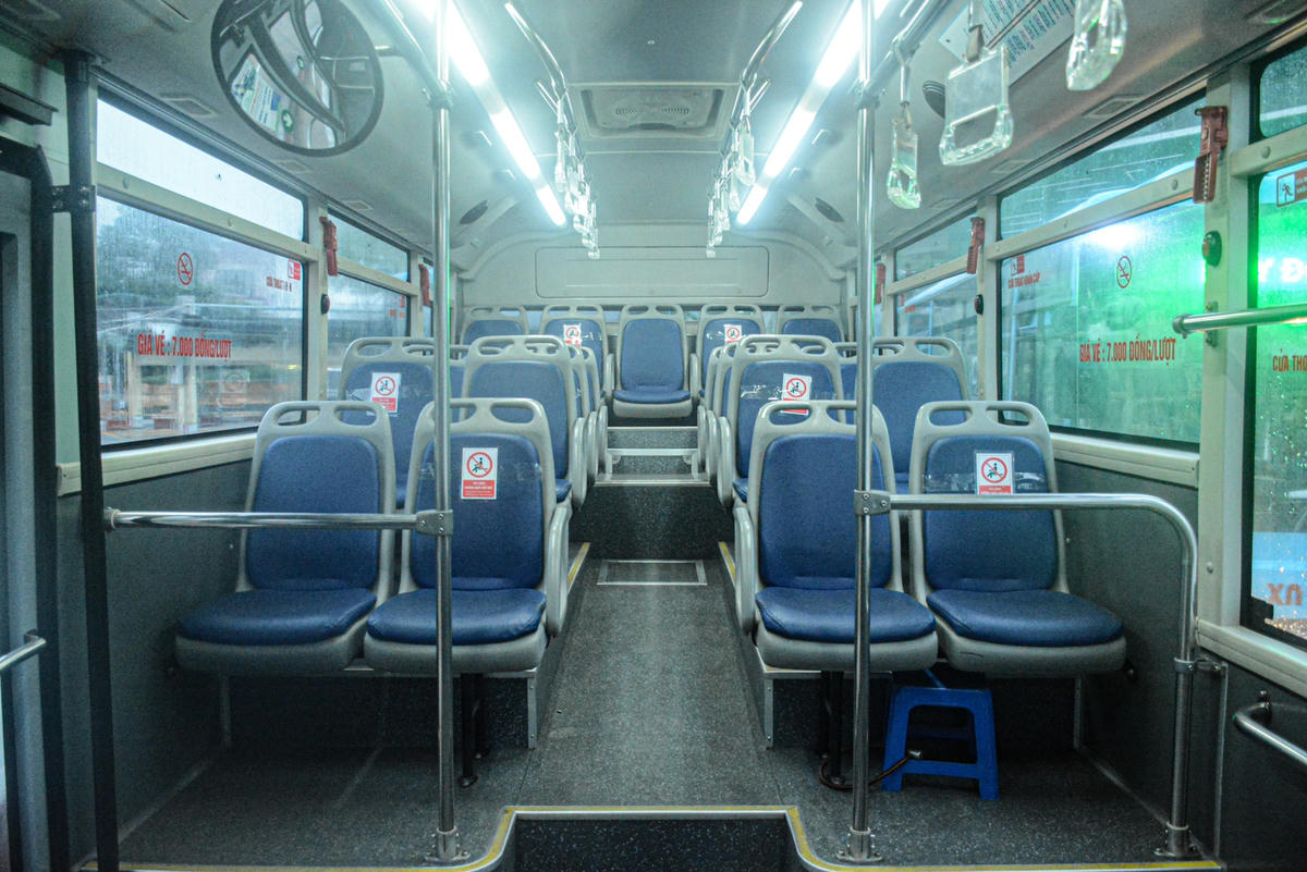 Nhưng chiếc ghế, đều được gắn cảnh báo dành cho hành khách ngồi đúng nơi quy định.