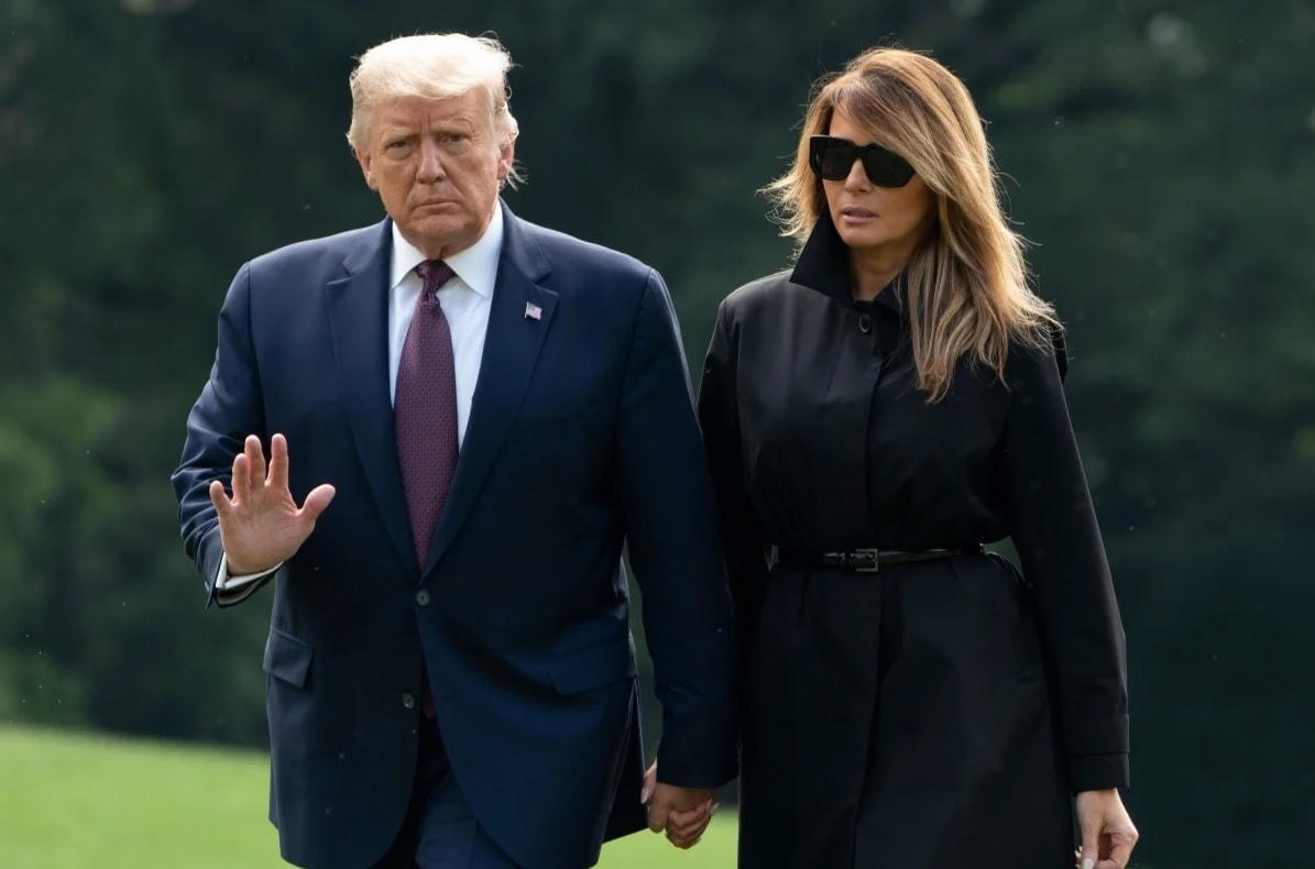 Tổng thống Mỹ Donald Trump và Đệ nhất phu nhân Melania Trump. Nguồn: AFP.