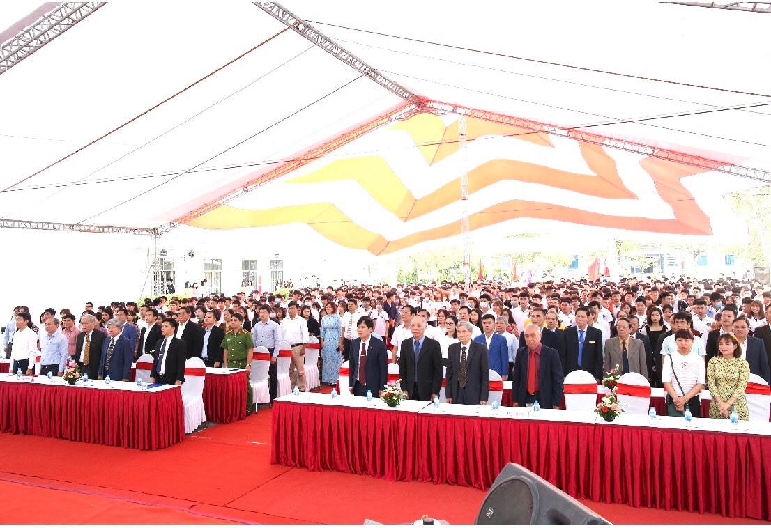 Quang cảnh Lễ Khai giảng.