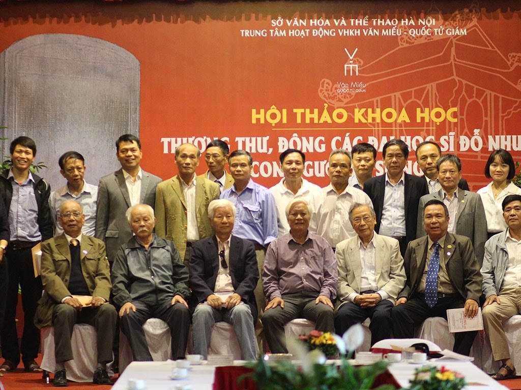 Các đại biểu tại Hội thảo khoa học Thượng thư - Tiến sĩ Đỗ Nhuận (2019).  