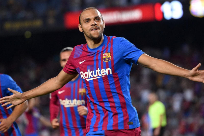 Braithwaite lập cú đúp giúp Barca thắng đậm.