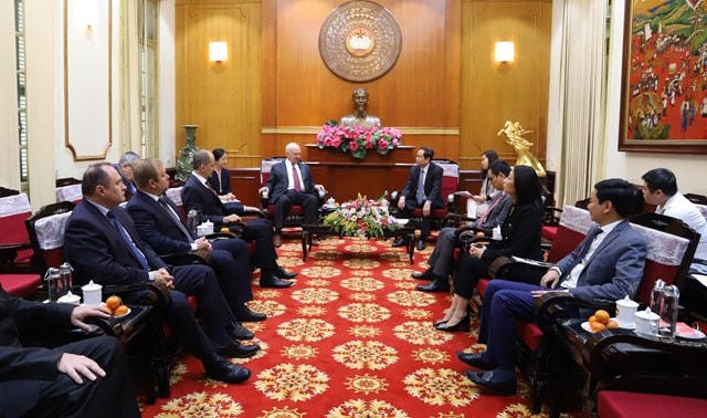 Quang cảnh buổi tiếp.