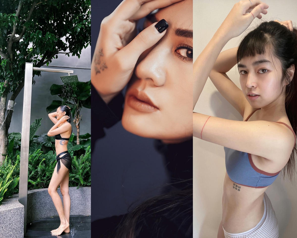 Khánh Vân, Bảo Anh, Minh Cúc… đều chọn cách xăm mình để thể hiện cá tính cho riêng mình. Họ thường chọn những hình xăm nhỏ để khắc lên da thịt, mỗi một hình xăm lại mang một ý nghĩa khác nhau.