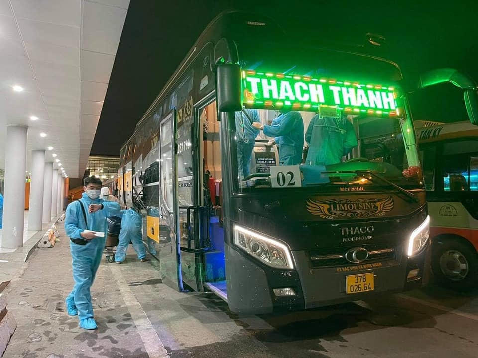 222 được đưa về cách ly tại huyện Con Cuông cách TP Vinh 160 km về phía Tây.