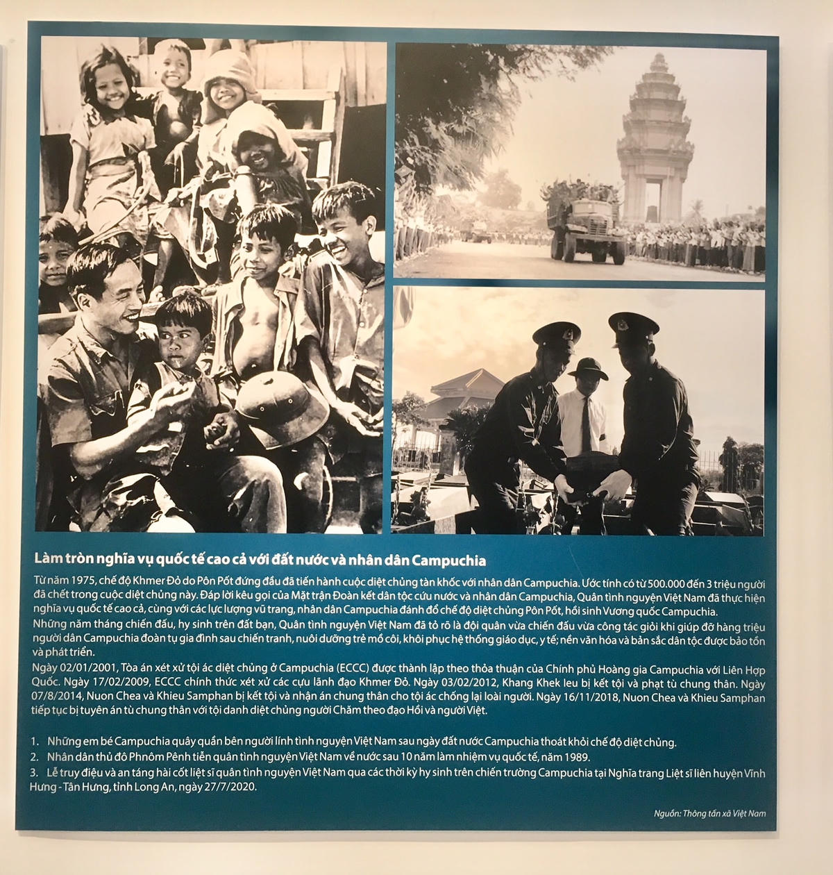 Hình ảnh quân tình nguyện tại Campuchia.