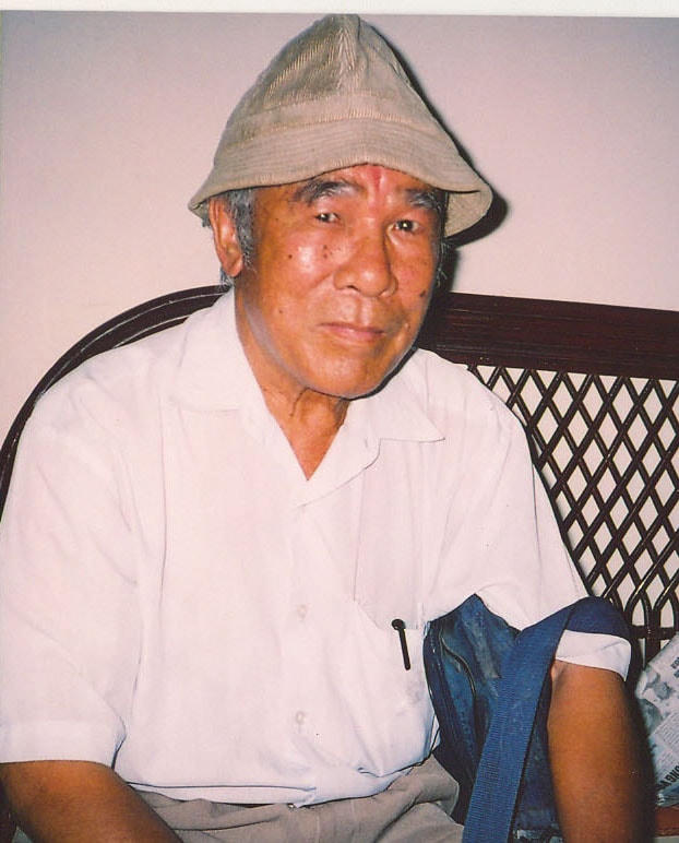 Nhà thơ Võ Văn Trực.Ảnh: Thư Hoàng.