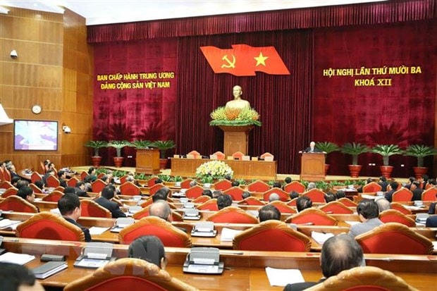 Toàn cảnh bế mạc hội nghị. Ảnh: TTXVN.