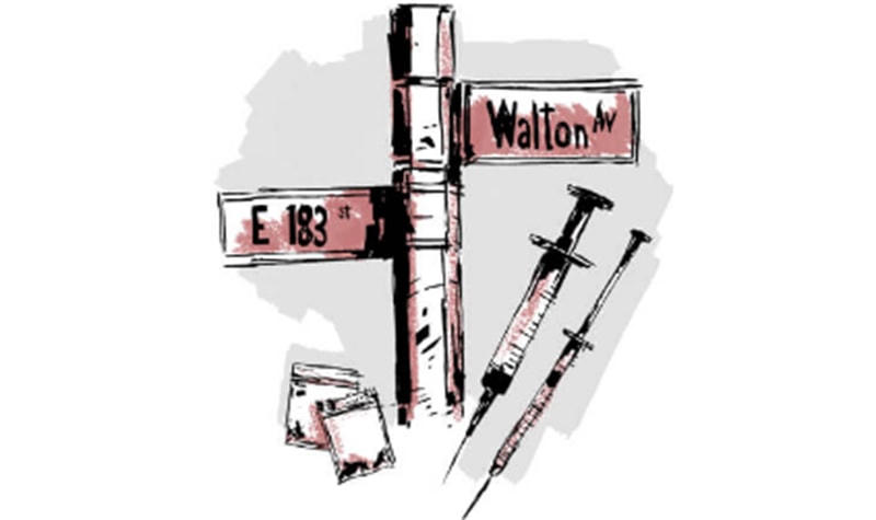 Góc phố 183 và Đại lộ Walton ở Bronx. Ảnh minh họa: CNN.