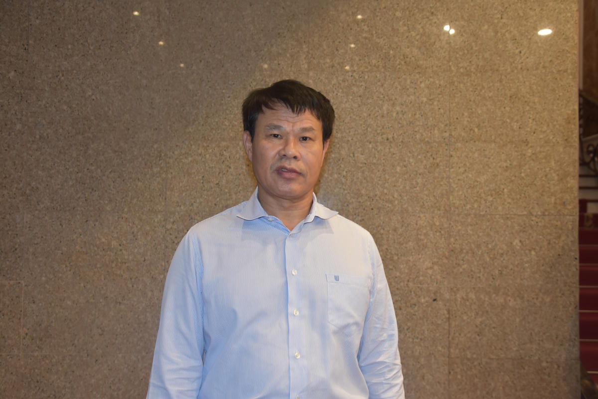 Ông Đỗ Nga Việt, Chủ tịch Công đoàn Bộ Giao thông Vận tải.