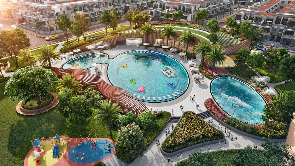 Nhịp sống giao hòa giữa con người và thiên nhiên tại Aqua City