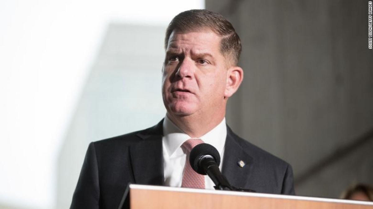 Thị trưởng Marty Walsh. Ảnh: CNN.  