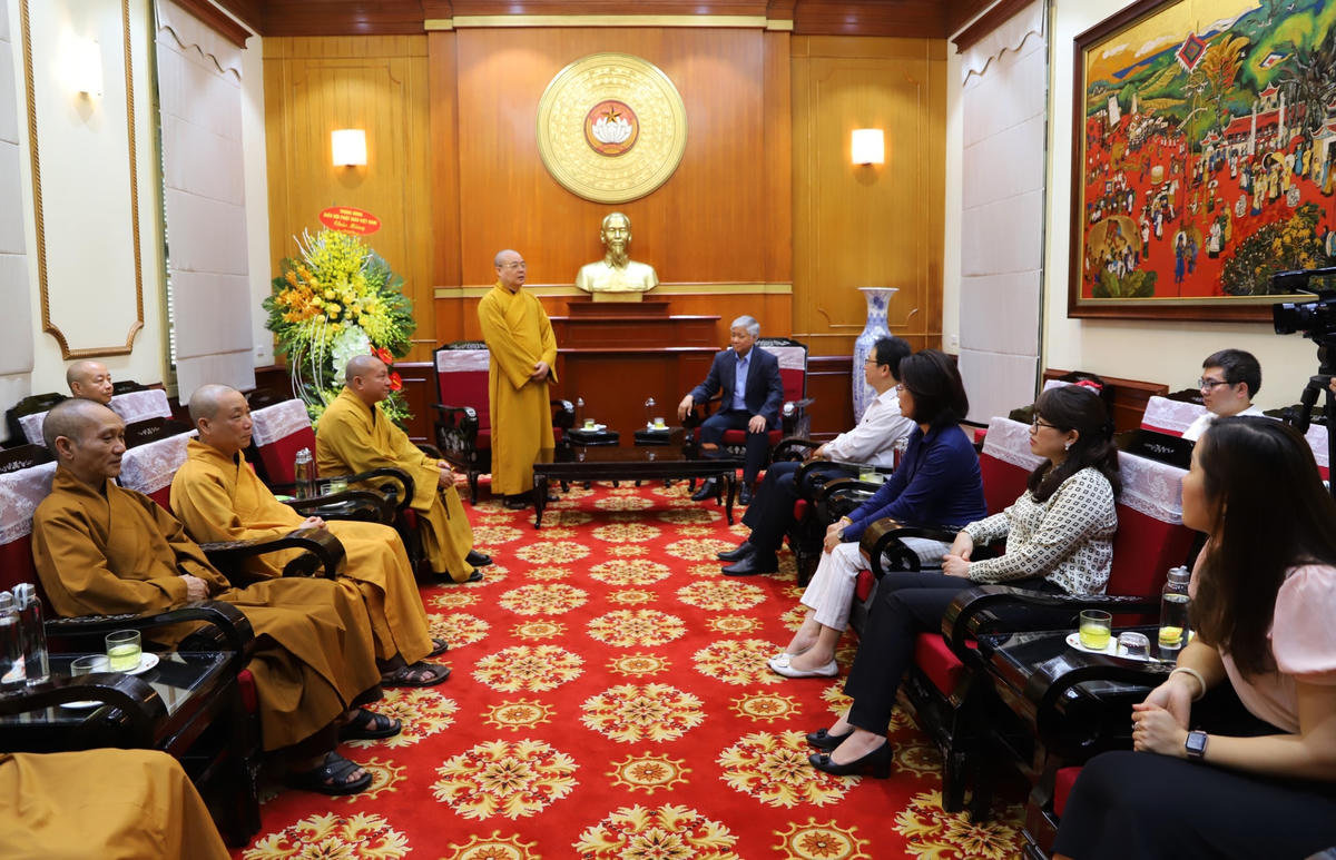 Quang cảnh buổi tiếp.