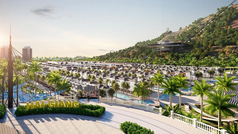 Phân khu Canal District với 4 kênh đào xuyên suốt, giữ vai trò “trái tim sôi động” của MerryLand Quy Nhơn.