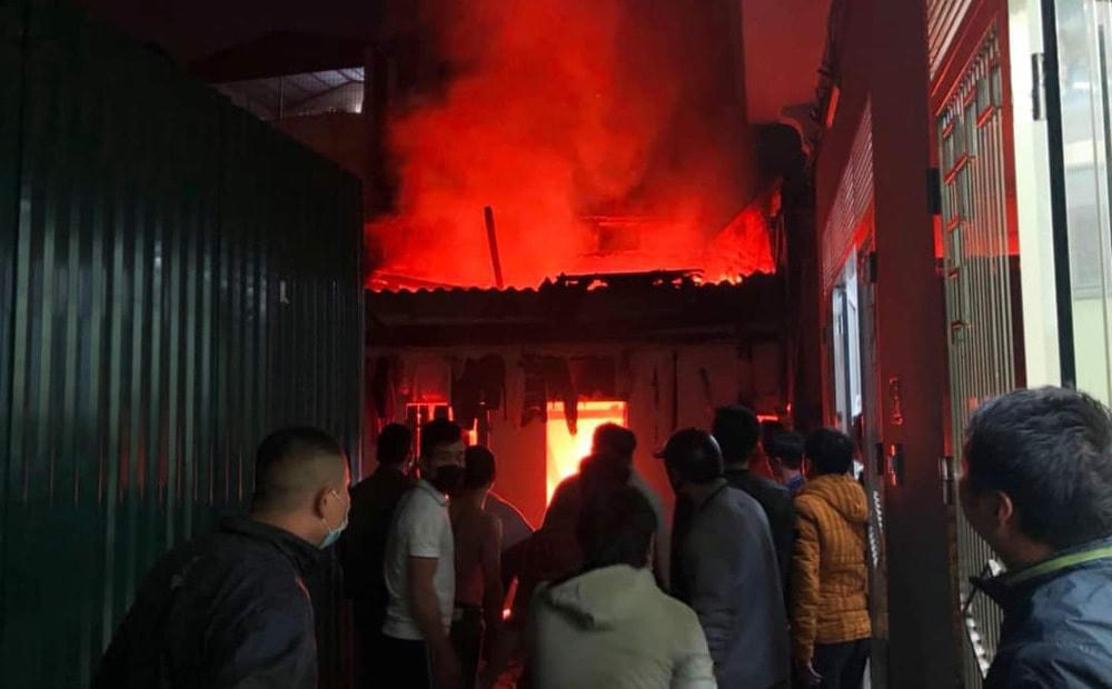 Hiện trường vụ nổ.