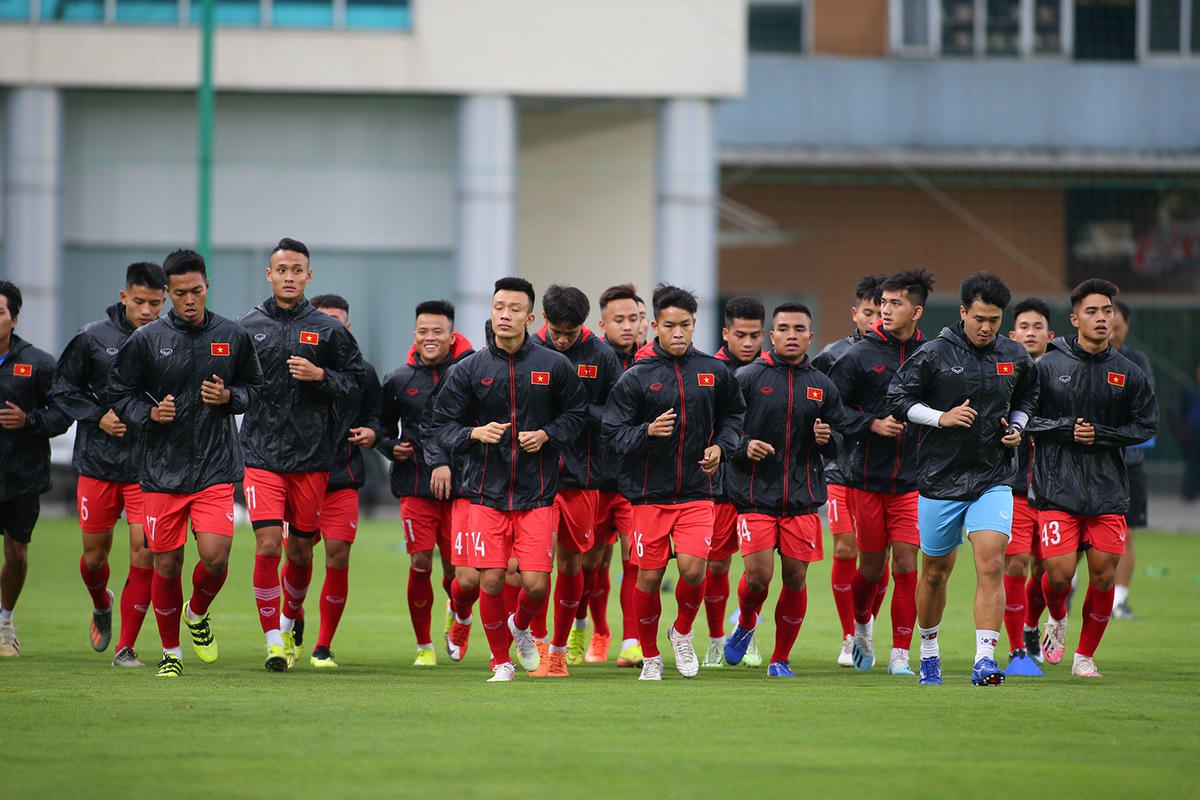 U22 Việt Nam đã có buổi tập đầu tiên trong ngày hội quân