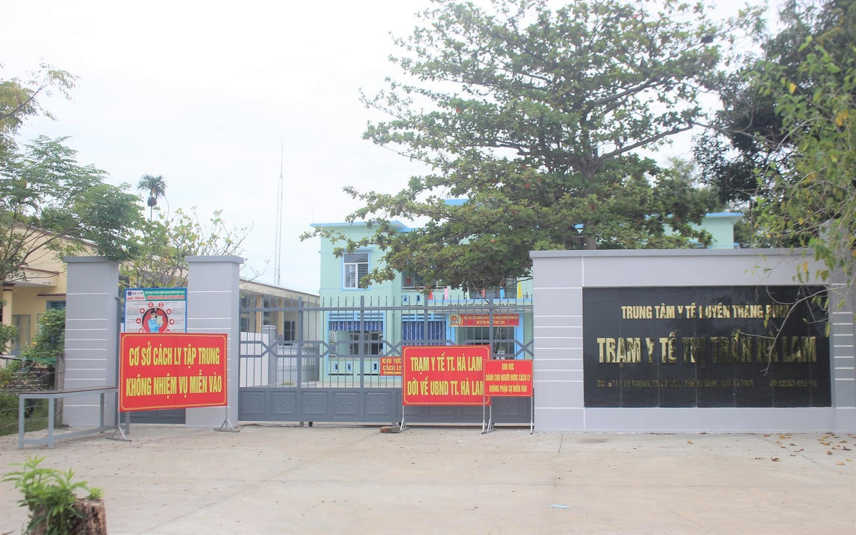 Nơi cách ly tập trung phòng chống dịch Covid-19.