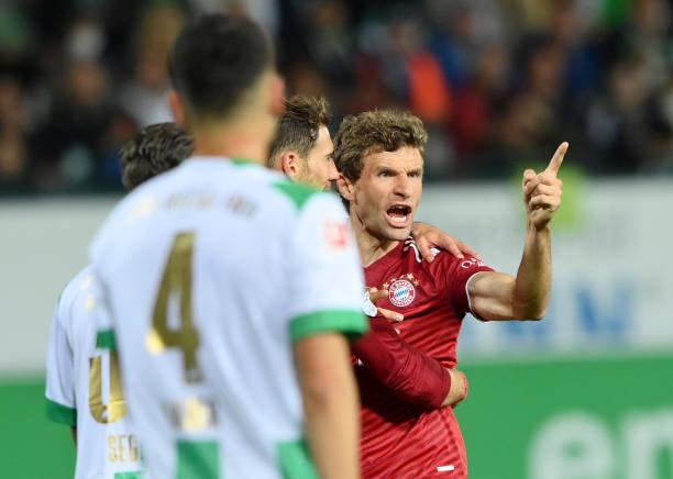 Thomas Muller mở tỉ số trận đấu.