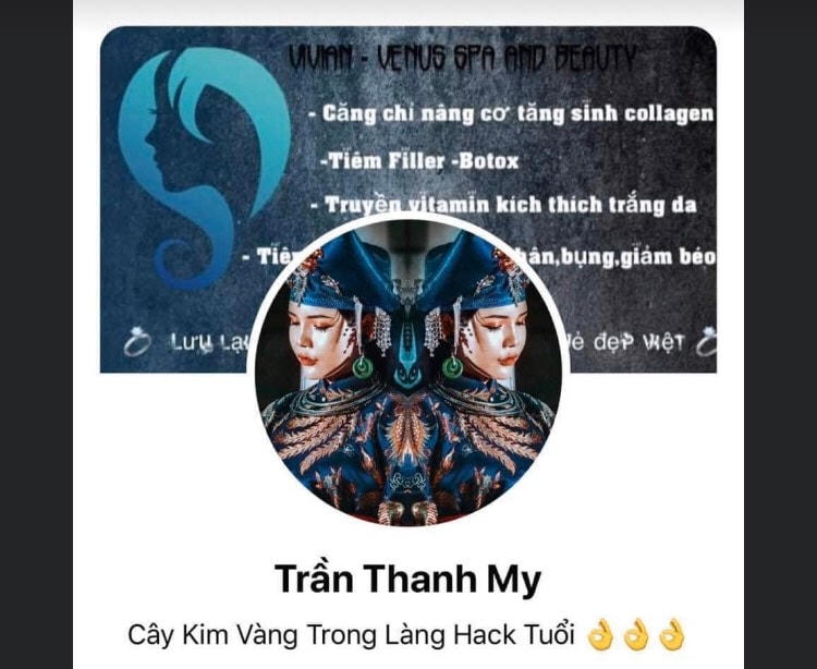 Facebook cá nhân của chị Trần Thanh My đã tạm khoá. (Nguồn: Ảnh do người nhà nạn nhân CC).