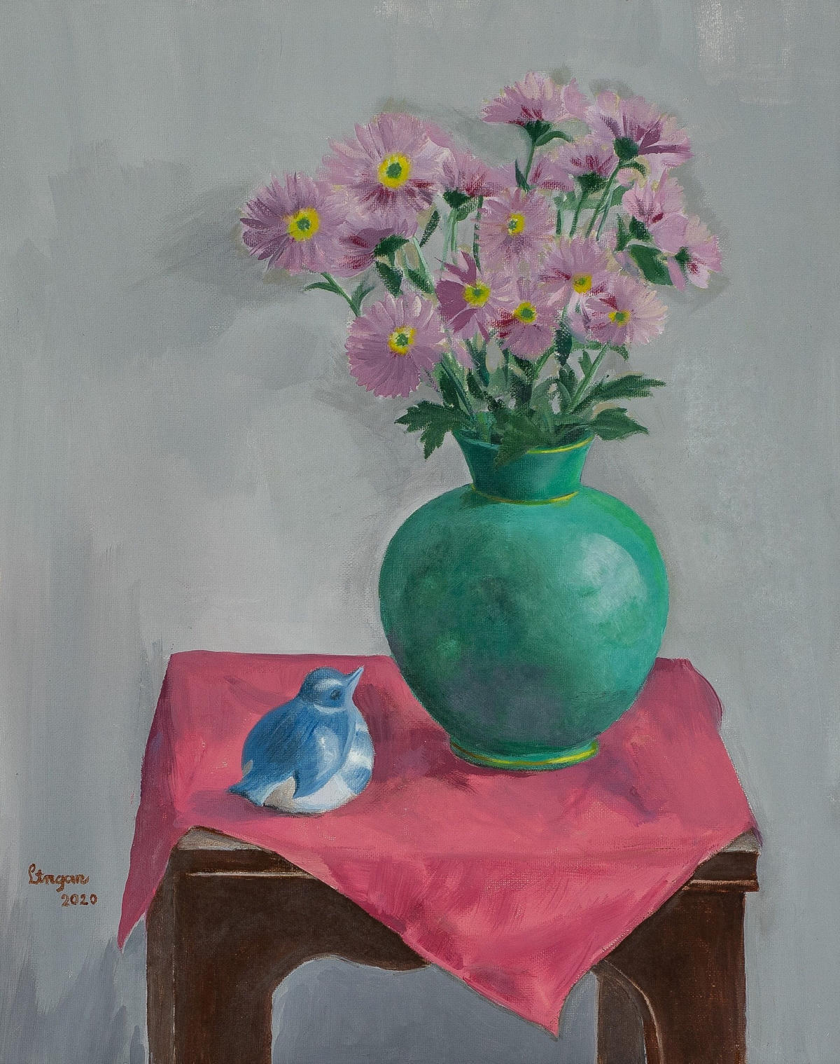 Tĩnh vật của Lê Thiếu Ngân.