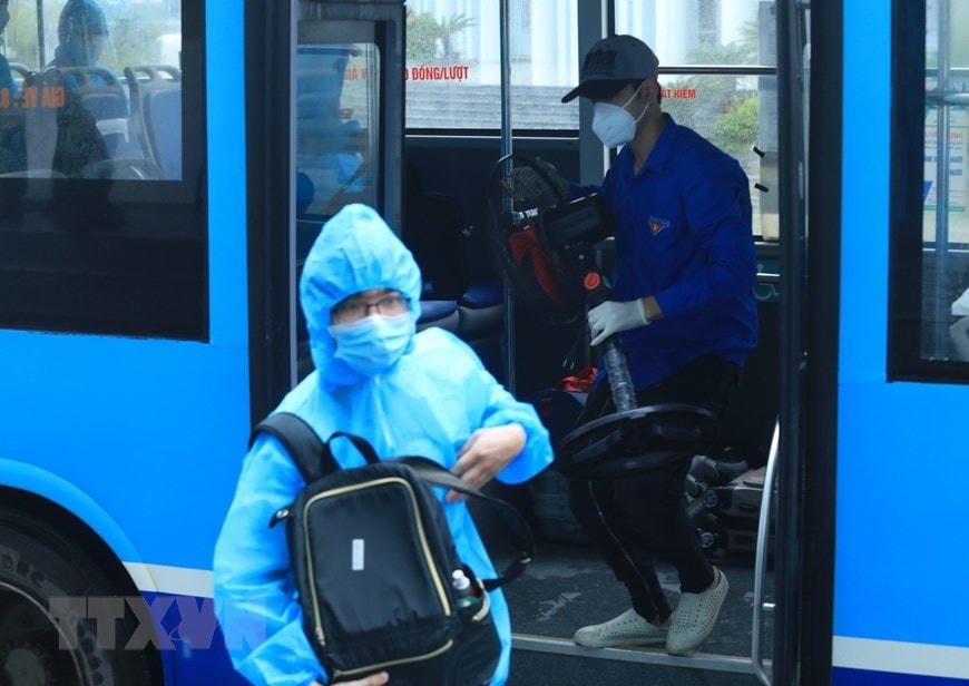 Người dân khi trở về nhà vẫn phải tiếp tục tự cách ly 7 ngày để theo dõi sức khỏe. (Ảnh: Tuấn Anh/TTXVN