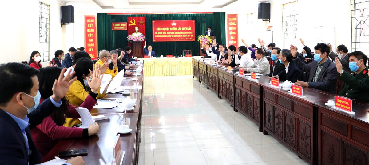 Ủy ban MTTQ Việt Nam tỉnh Thái Nguyên tổ chức Hội nghị hiệp thương lần thứ nhất.
