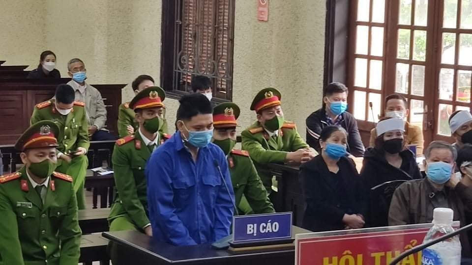 Bị cáo Cao Tài Năng tại phiên toà xét xử sơ thẩm vụ án hình sự ngày 18/11.