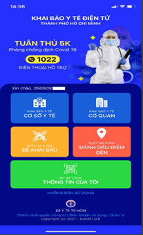 Ứng dụng "Y tế HCM" (Ảnh: HMC).