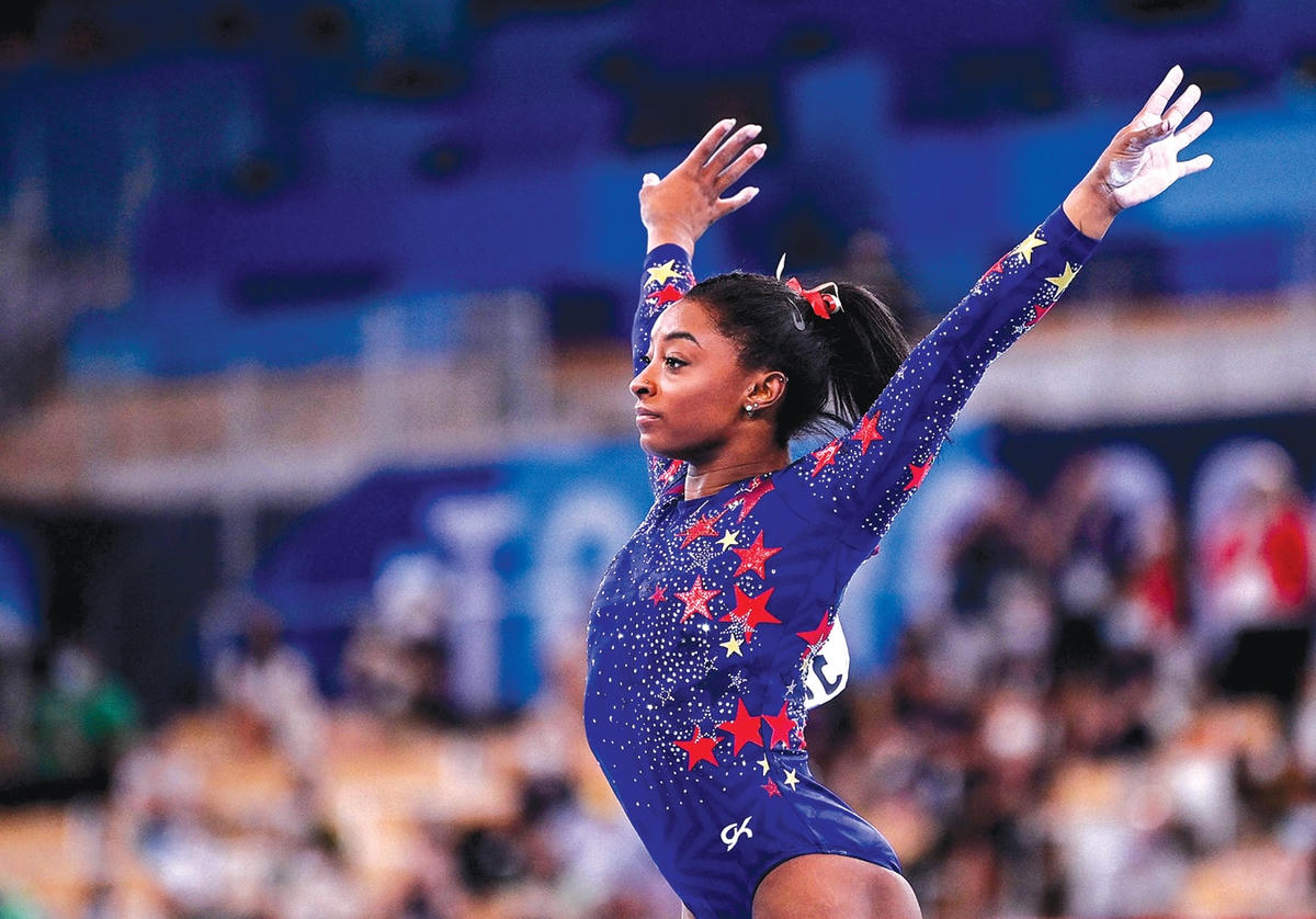 Simone Biles, người rút lui “trước cổng thiên đàng”.