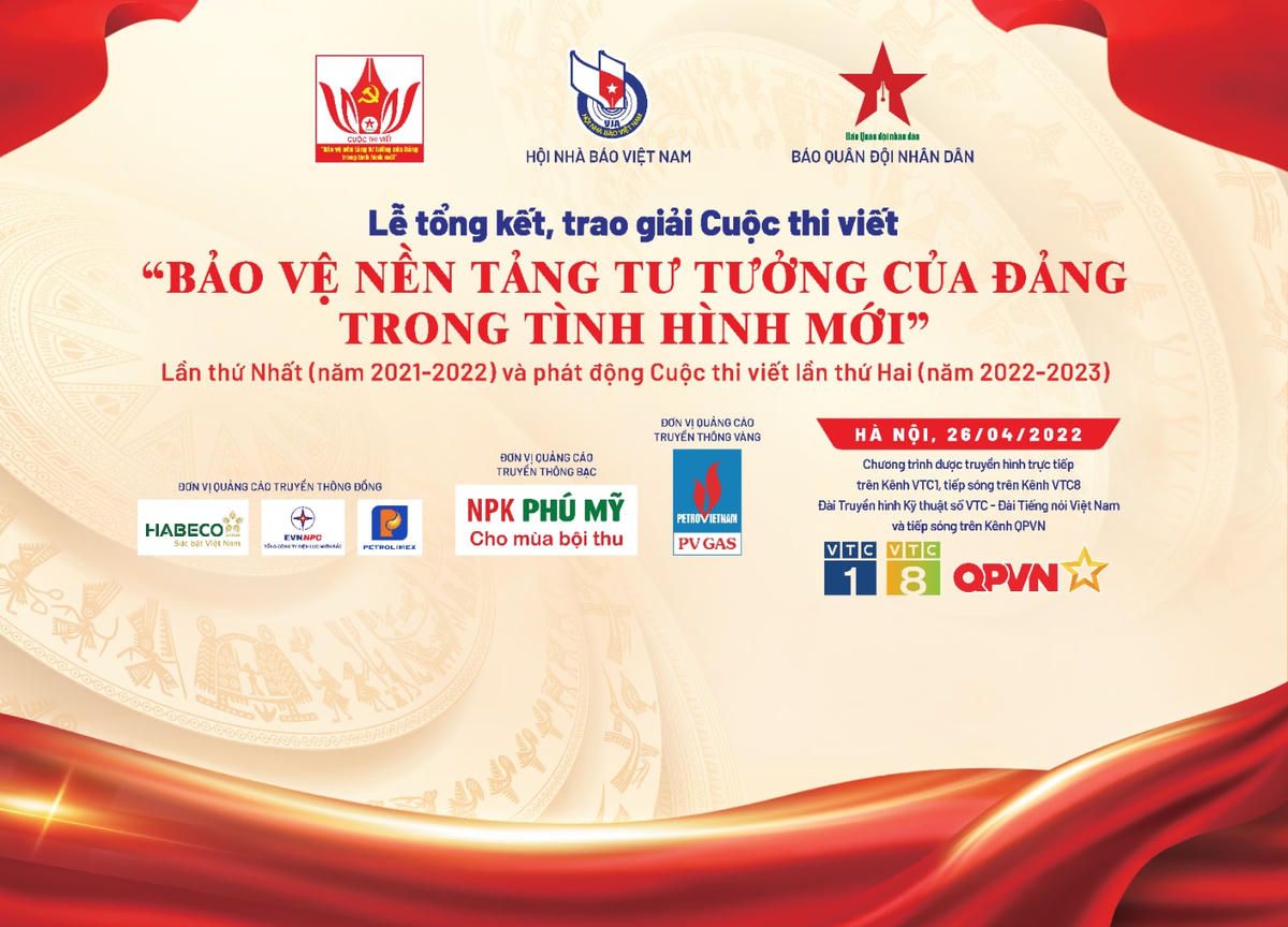 Tổng kết Cuộc thi viết 'Bảo vệ nền tảng tư tưởng của Đảng trong tình hình mới'