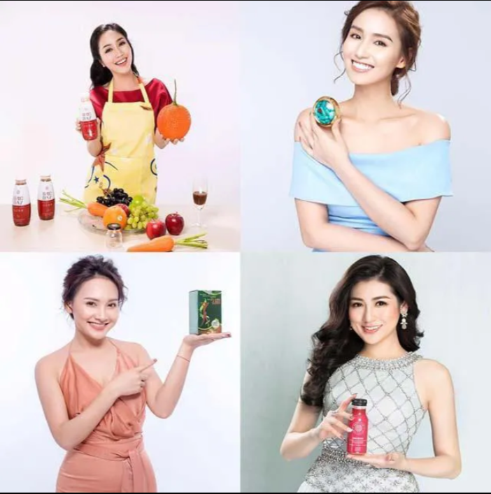 Hình ảnh PR của sao Việt cho lô mỹ phẩm 11 tỷ không rõ nguồn gốc, năm 2018.