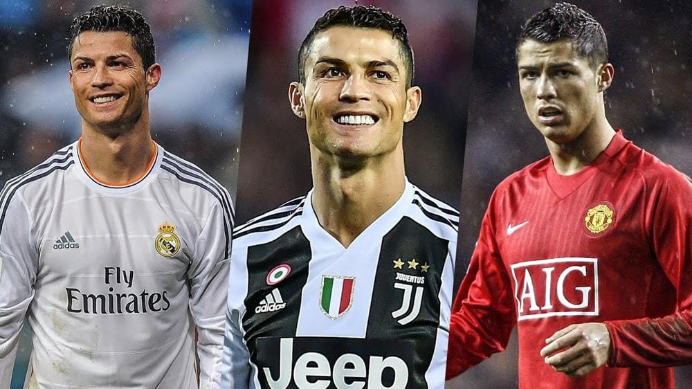 Ronaldo cán mốc 25 bàn trong màu áo Juventus, Real Madrid và Manchester United.