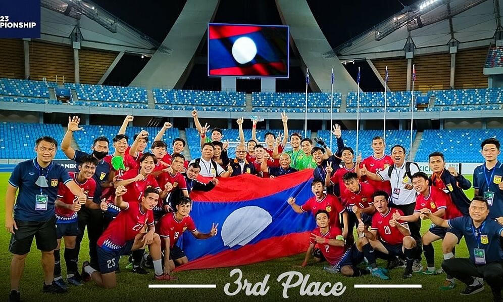 U23 Lào giành vị trí thứ ba chung cuộc ở giải U23 Đông Nam Á.