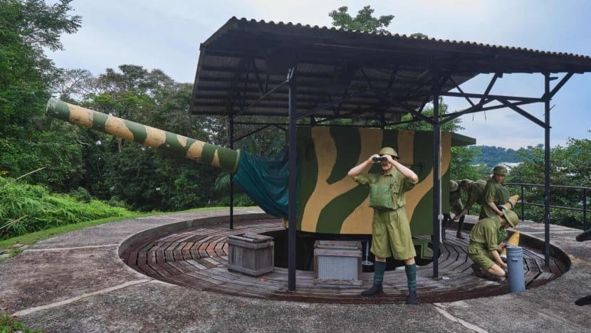 Pháo đài Siloso. Ảnh: CNA.