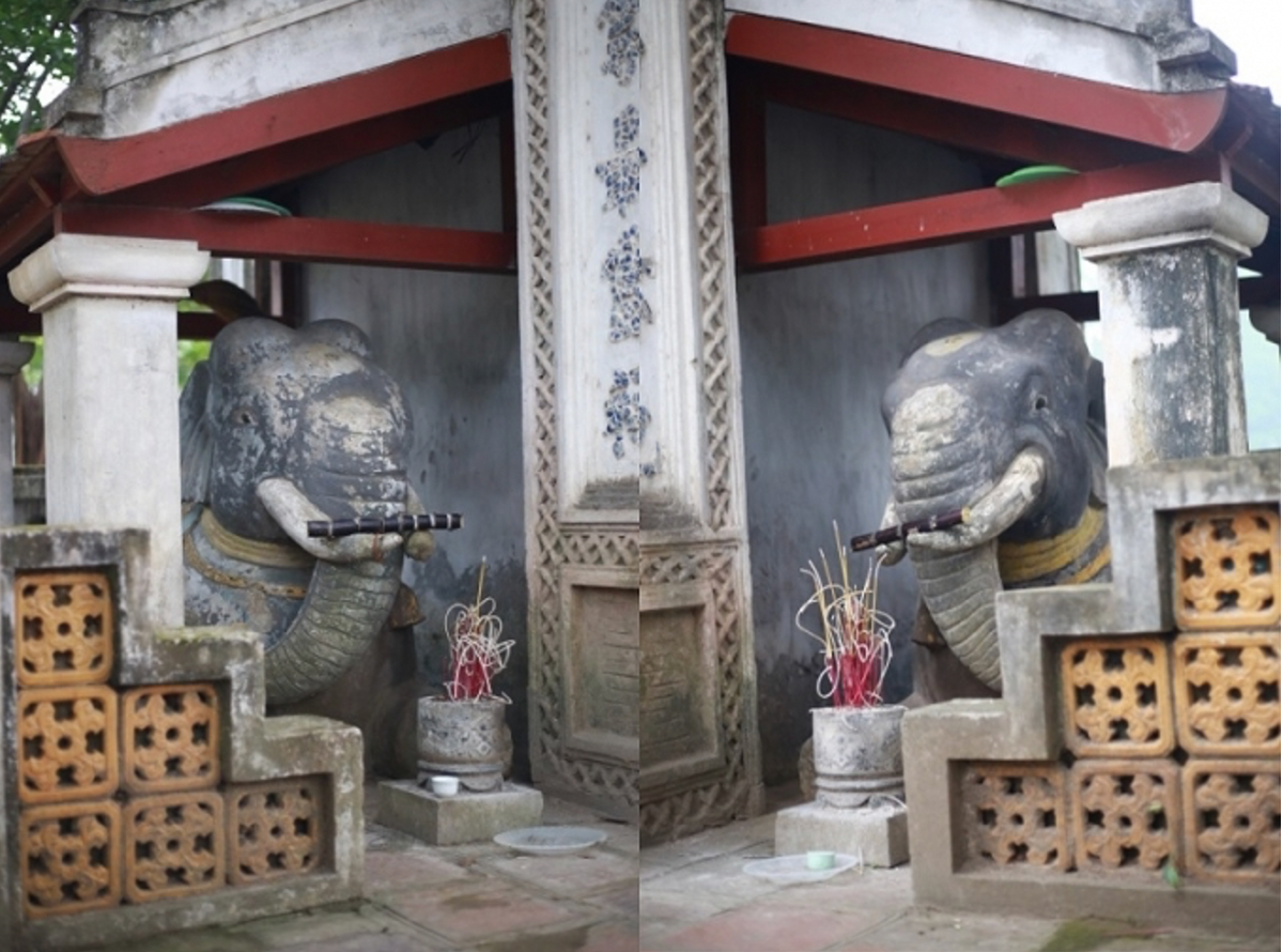 Đền Voi phục.