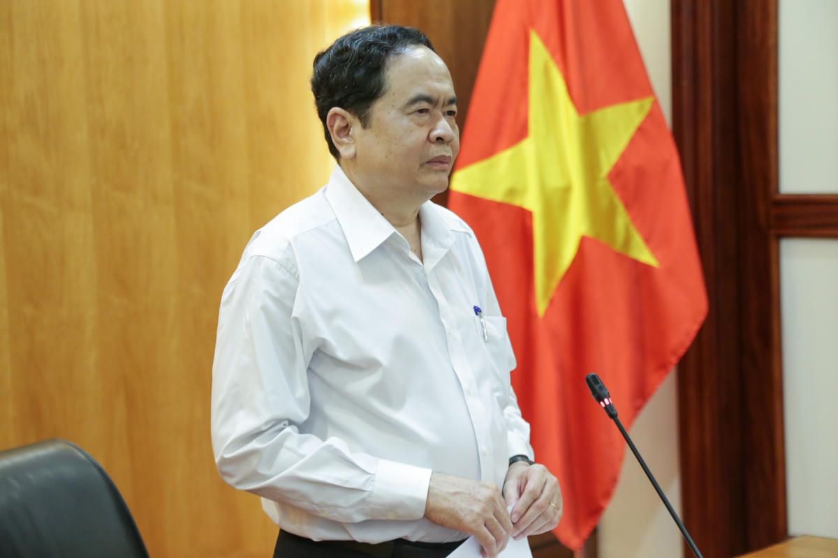 Bí thư Trung ương Đảng, Chủ tịch UBTƯ MTTQ Việt Nam Trần Thanh Mẫn.