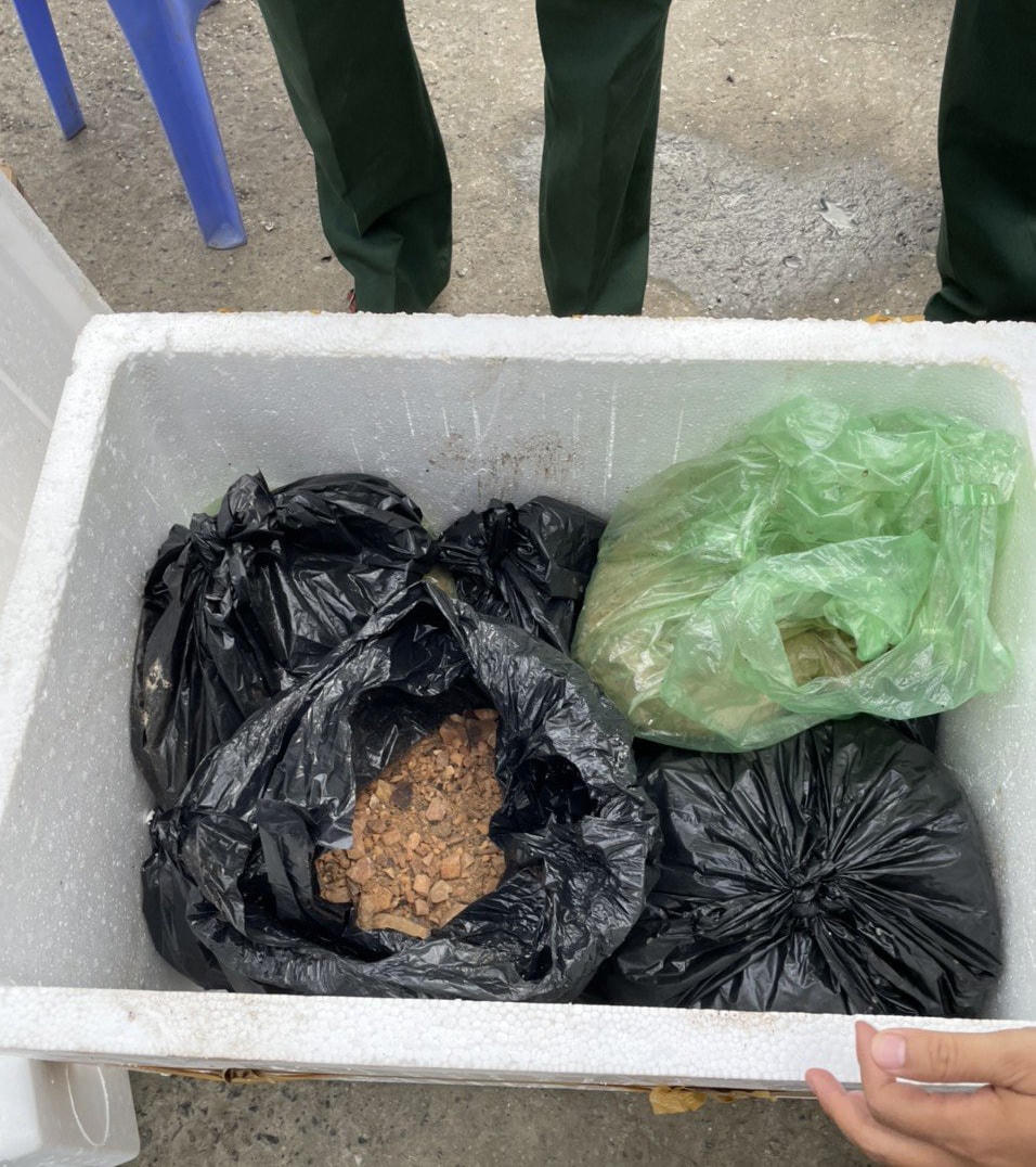 Tang vật vụ án.