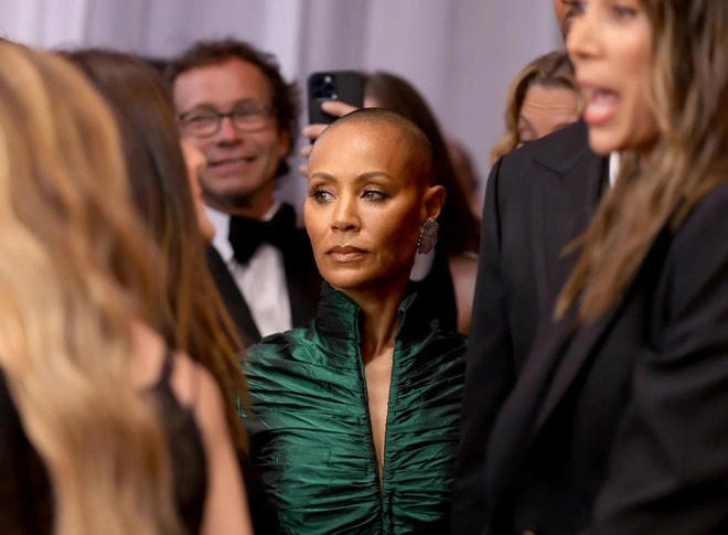Jada Pinkett Smith tại lễ trao giải Oscar 2022. Ảnh: AP.