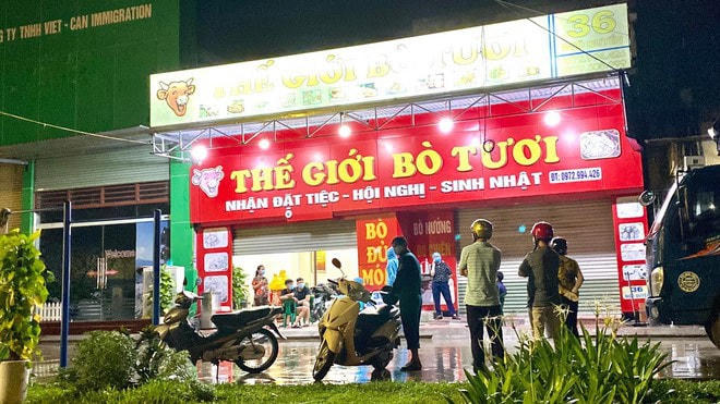 Quán Thế giới bò tươi ở số nhà 36 đường Ngô Quyền.