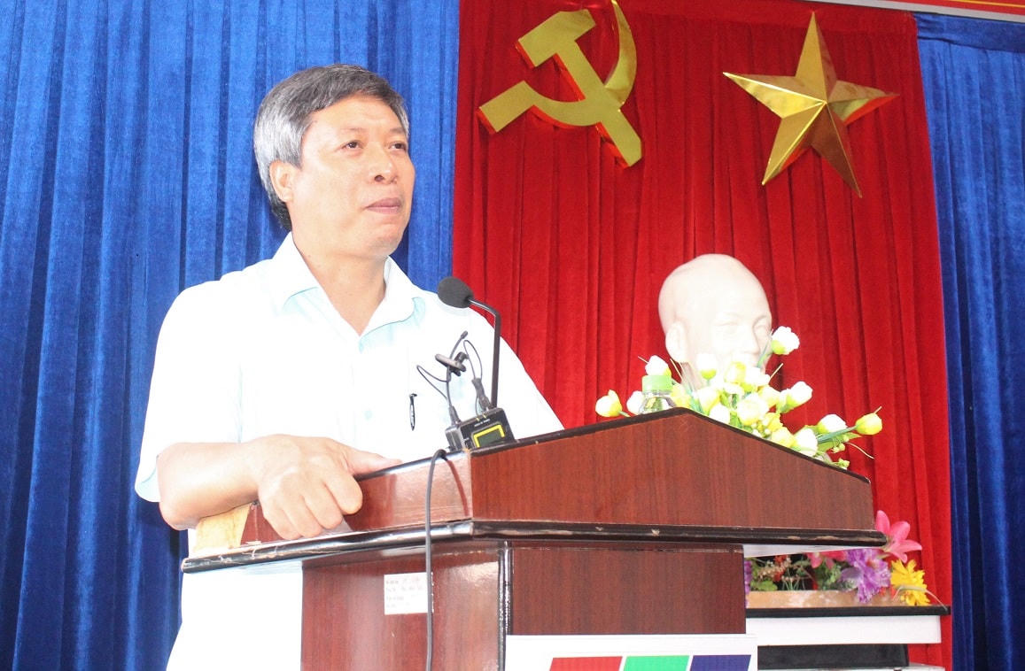 Ông Hồ Quang Bửu, Phó Chủ tịch UBND tỉnh Quảng Nam phát biểu lễ ra mắt.