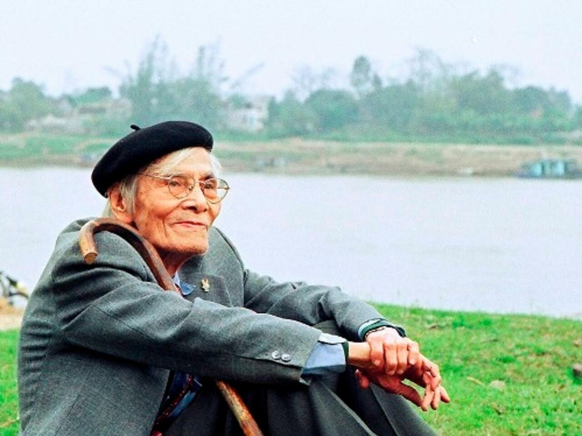 Nhà thơ Hoàng Cầm. Ảnh: Nguyễn Đình Toán.