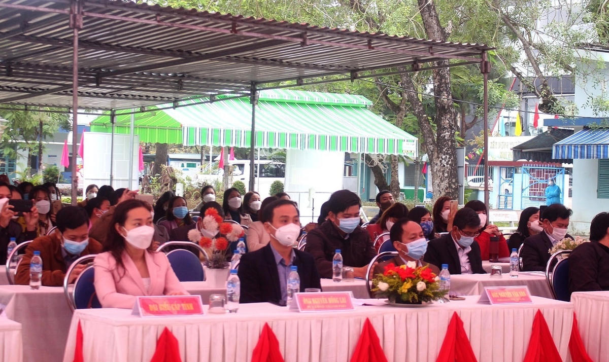 Các đại biểu tham dự buổi diễn tập.
