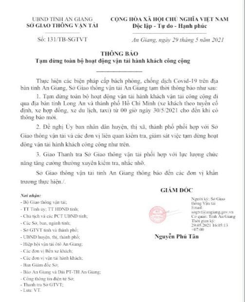 Nội dung công văn chỉ đạo
