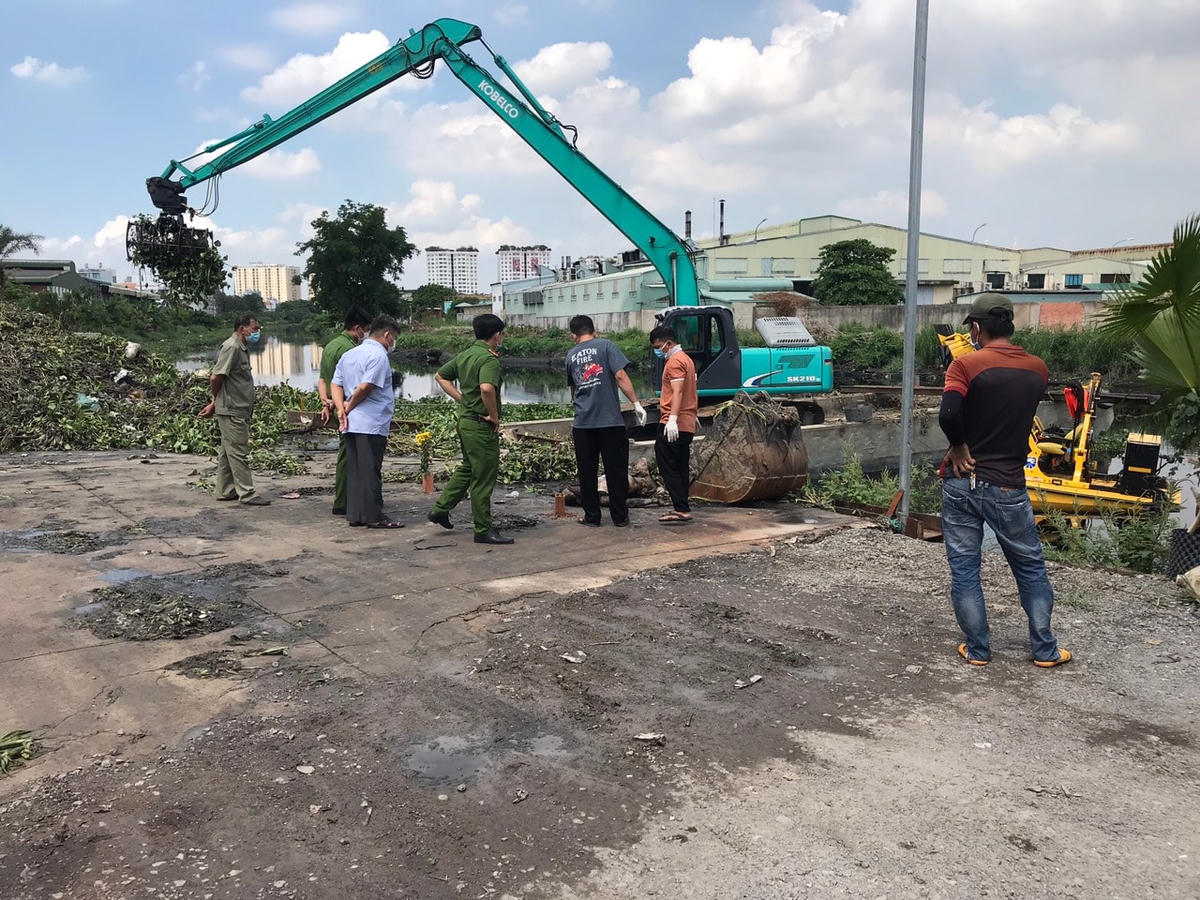Bãi rác nơi phát hiện người đàn ông tử vong. Ảnh: TL