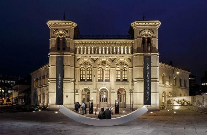 Trung tâm Hòa bình Nobel ở thủ đô Olso, Na Uy năm 2019. Ảnh: Nobel Peace Center.