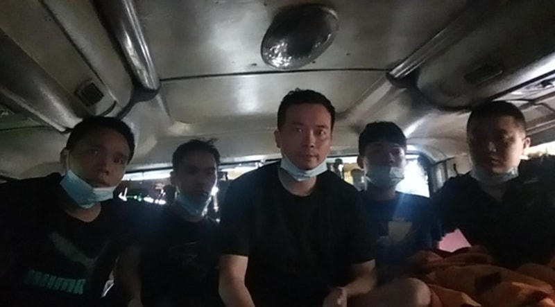 Nhóm người Trung Quốc nhập cảnh trái phép. Ảnh: CAĐN