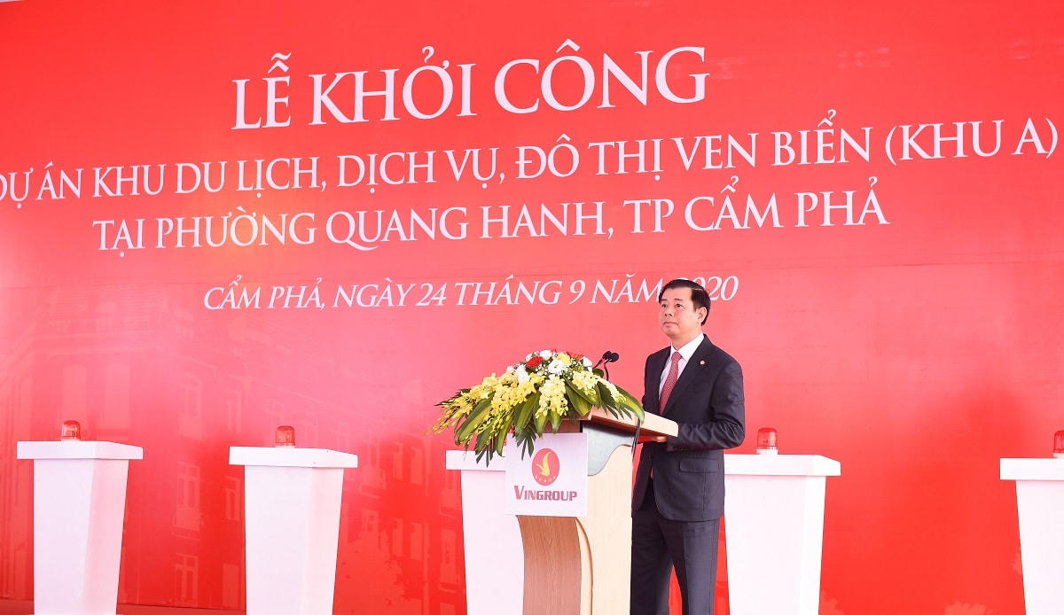 Vingroup khởi công Khu du lịch, dịch vụ, đô thị ven biển Quang Hanh