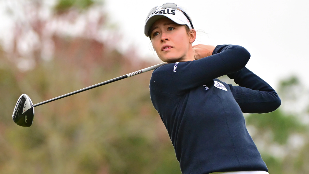 Nelly Korda dẫn đầu tạiTournament of Champions (Ảnh: Golf Channel).